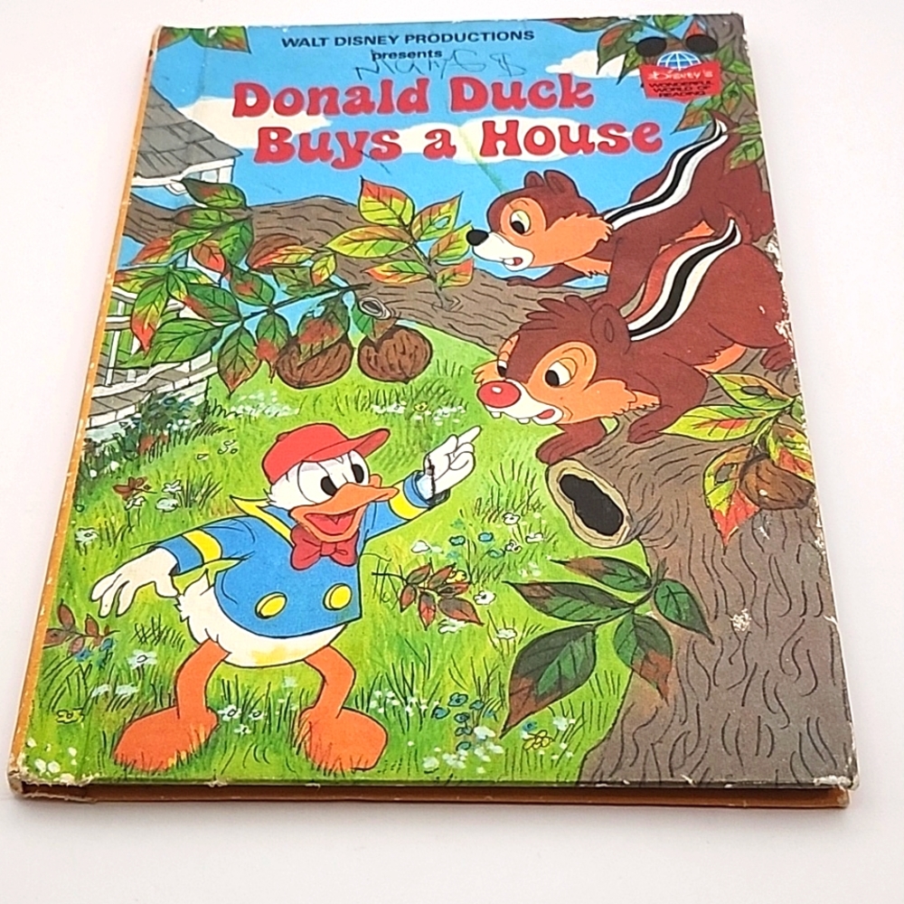 Vintage Disney World of Wonder Donald Duck Buys a House 1986